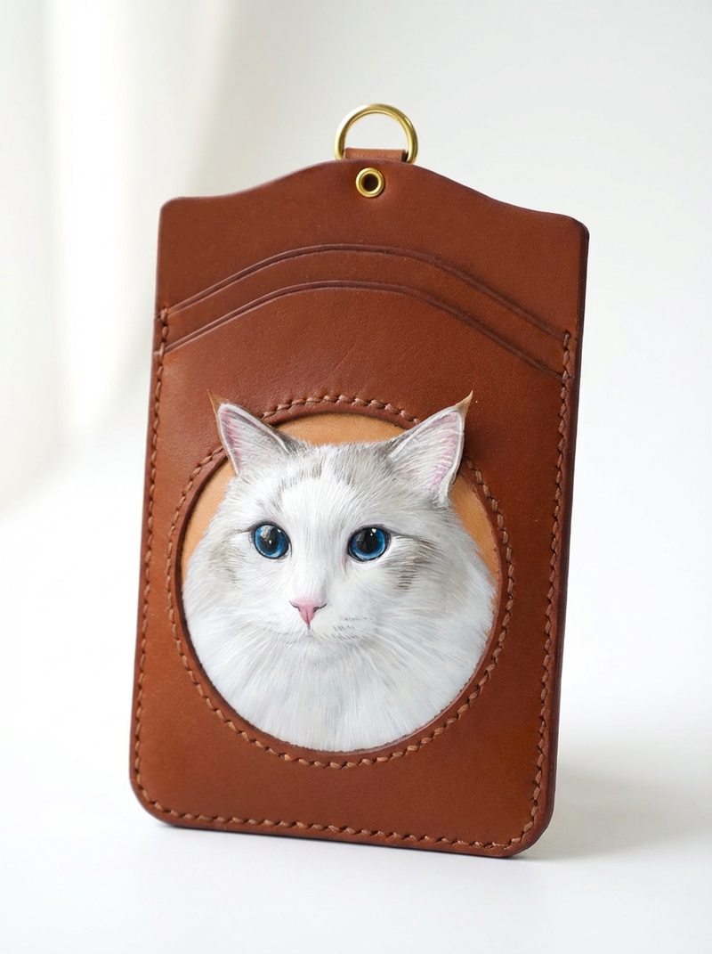 Custom Leather Pet Portraits - Handmade Engraved Keepsakes & Gifts