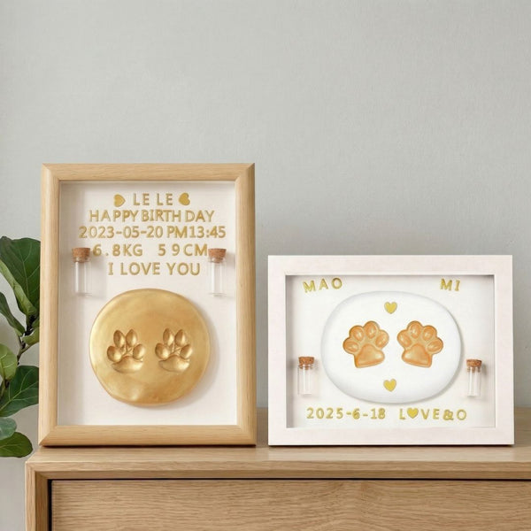 Pet Paw Print Keepsake Frame Kit