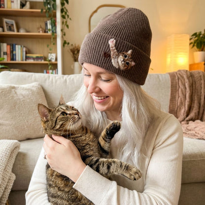 Custom Pet Hand-Woolen Portrait Beanie