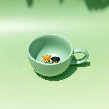 Pawtrait Mug Handcrafted Ceramic Pet Cup-  Whisper Series