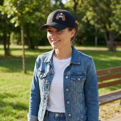 Custom Pet Portrait Classic Ball Cap - Handmade Wool-felted Hat