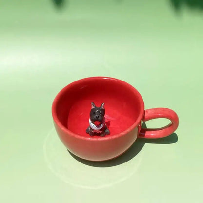 Pawtrait Mug Handcrafted Ceramic Pet Cup-  Whisper Series