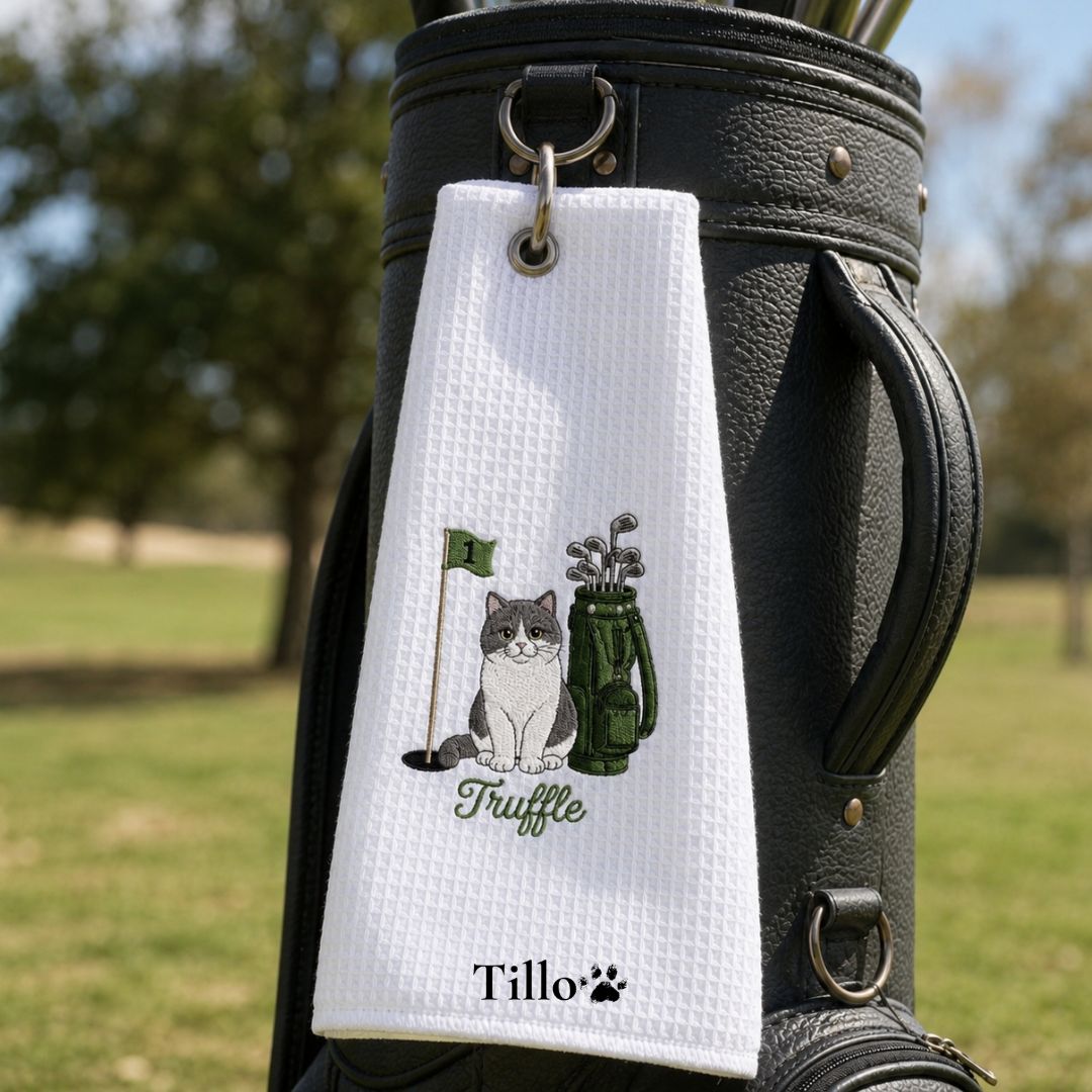 Custom Embroidered Pet Golf Towel