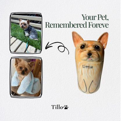 Eternal Companion Bunny/Guinea Pigs/Hamsters Portrait Ceramic Urn