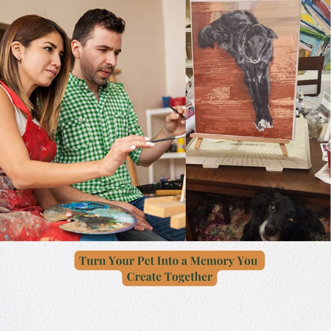 Custom Pet Paint by Numbers Kit | Personalized Canvas Portrait from Your Photo | DIY Pet Lover Gift & Memorial Art