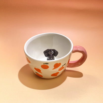 Pawtrait Mug Handcrafted Ceramic Pet Cup- Exploer Series