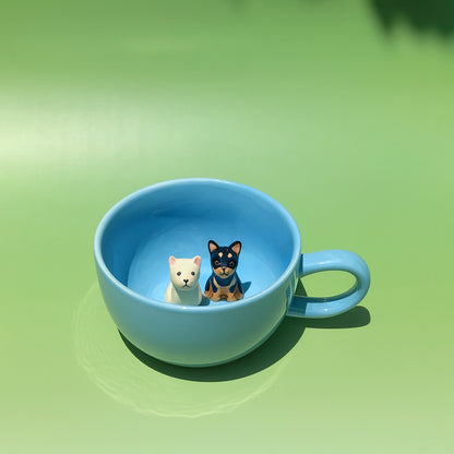 Pawtrait Mug Handcrafted Ceramic Pet Cup-  Whisper Series