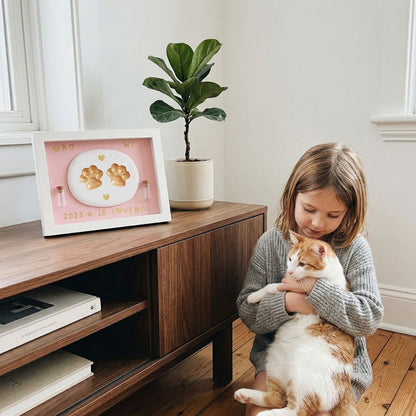 Pet Paw Print Keepsake Frame Kit