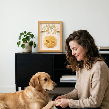 Pet Paw Print Keepsake Frame Kit