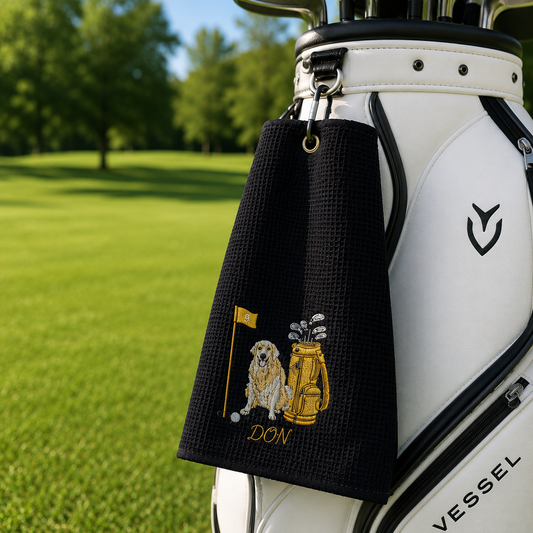Custom Embroidered Pet Golf Towel