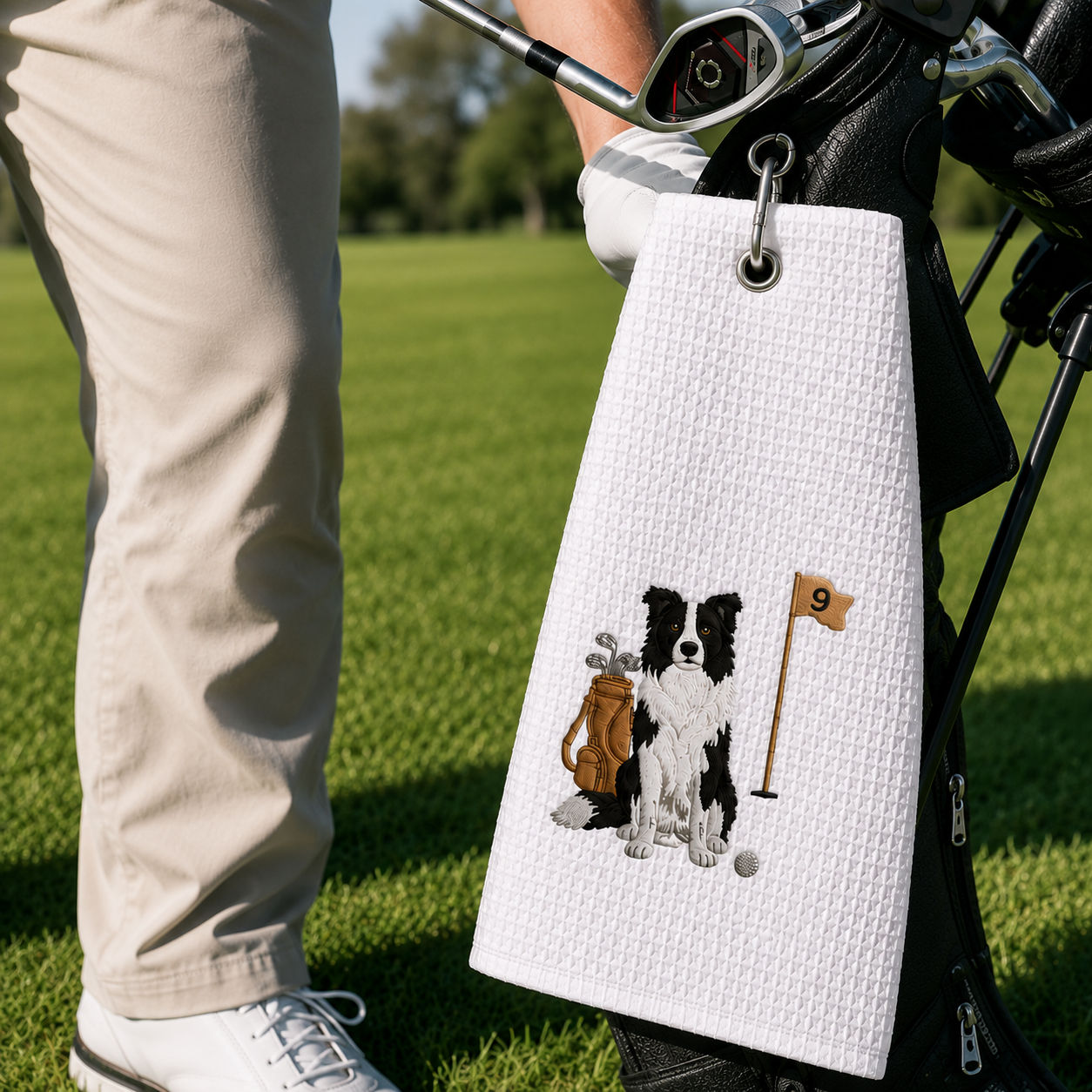 Custom Embroidered Pet Golf Towel