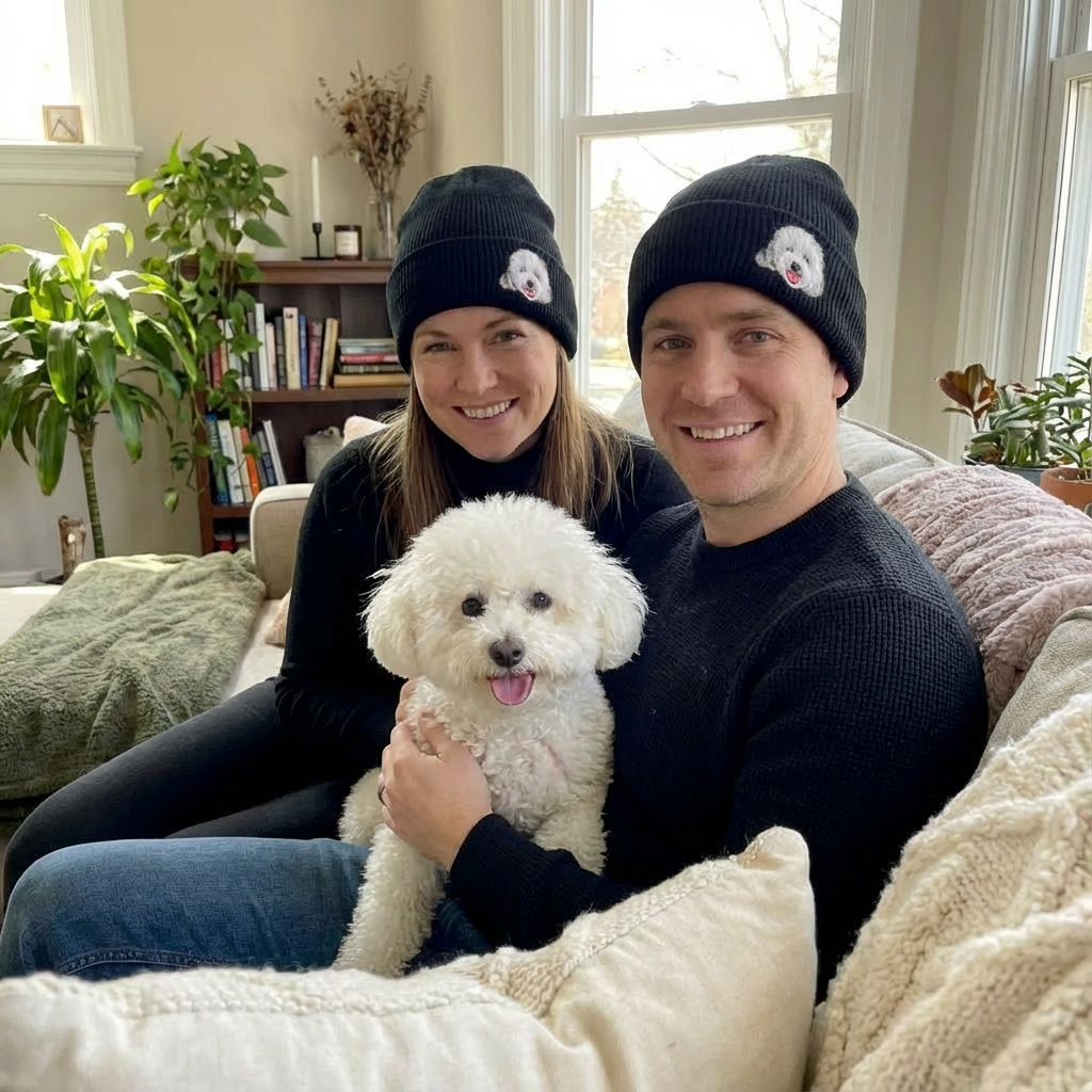 Custom Pet Hand-Woolen Portrait Beanie