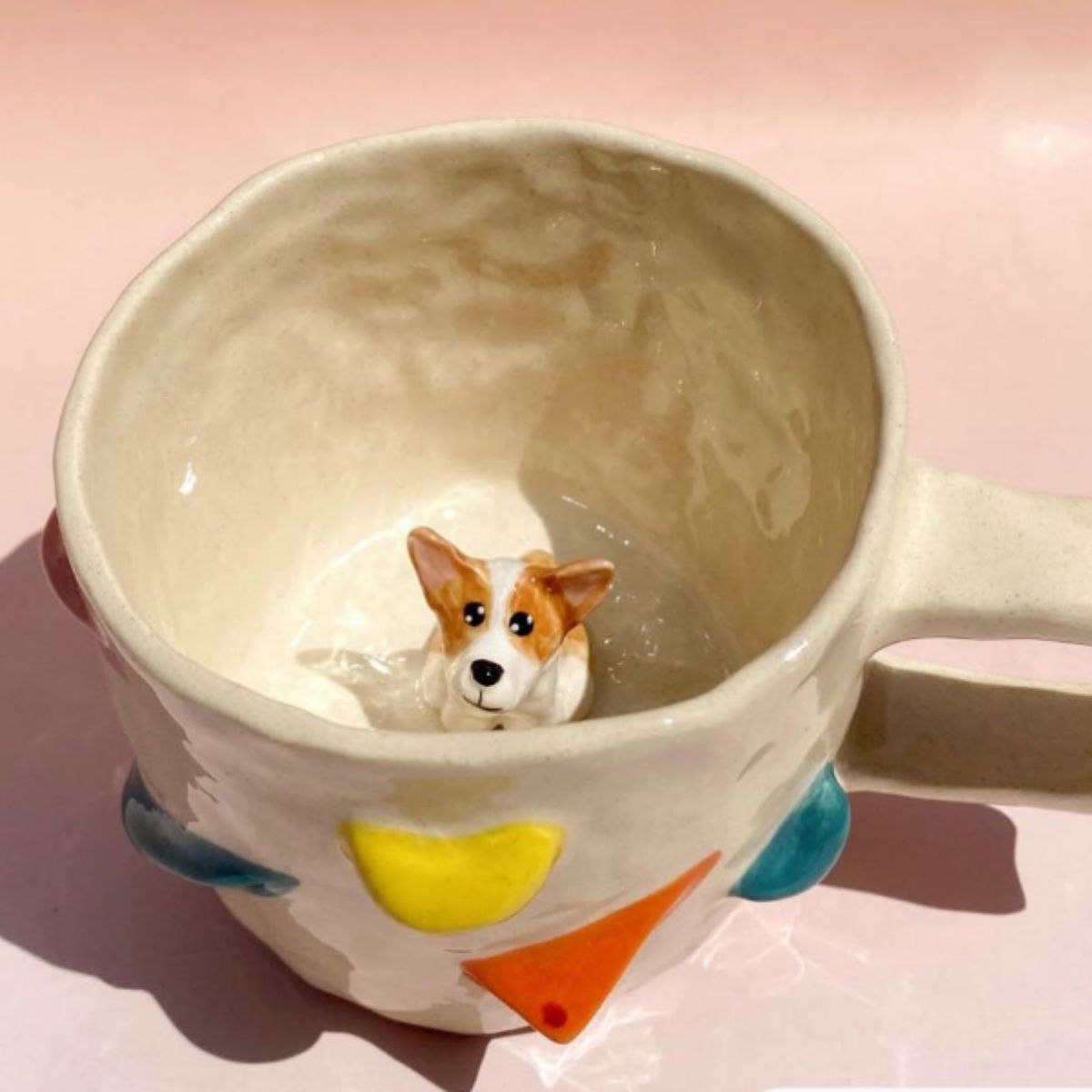 Pawtrait Mug Handcrafted Ceramic Pet Cup- Exploer Series