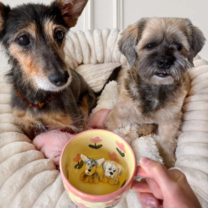 Pawtrait Mug Handcrafted Ceramic Pet Cup- Exploer Series