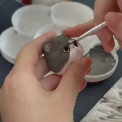 Pet Portrait Magnet/Car Diffuser Personalized Sculpture Keepsake